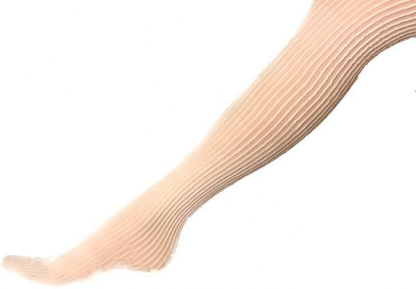 Колготки для дівчатокдля дівчаток Duna еластичні з рельєфним малюнком р.152 білий 