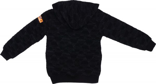 Свитшот ALG для мальчика р.134 черный с оранжевым 321400 