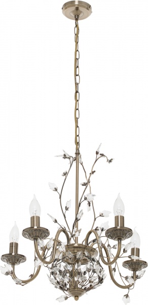 Люстра підвісна Arte Lamp MARQUETTE 5xE14 антична бронза A2092LM-5AB 