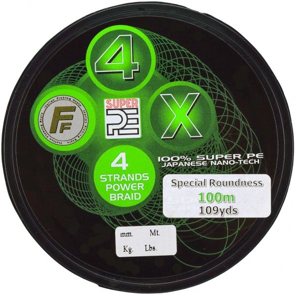 Шнур  Lineaeffe FF 4X Super PE Braid 100м 0.16мм 13кг 3006916/GOLD