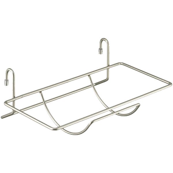 Полка на рейлинг Lemax YJ-G217 NМ для бумажных полотенец 300х185х100 мм матовый никель