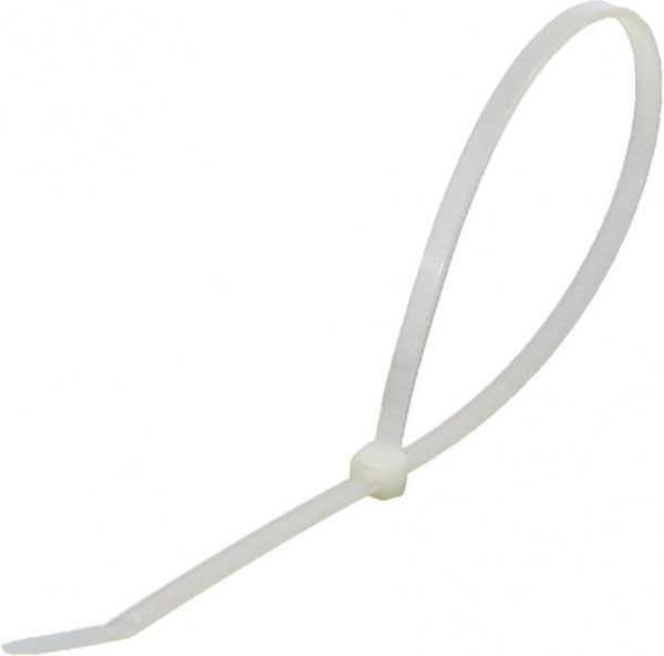 Стяжка кабельна CarLife 4,7х450мм біла