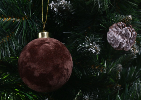 Елочная игрушка в форме шара 8 см ABT612210 