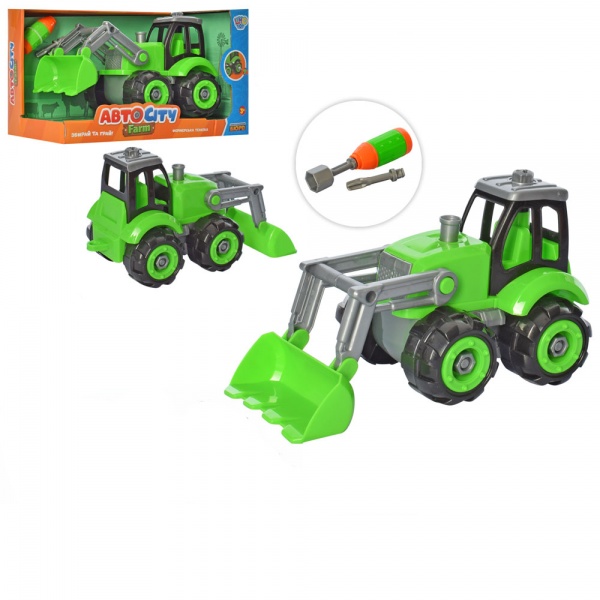 Автоконструктор Limo Toy на шурупах екскаватор KB 059