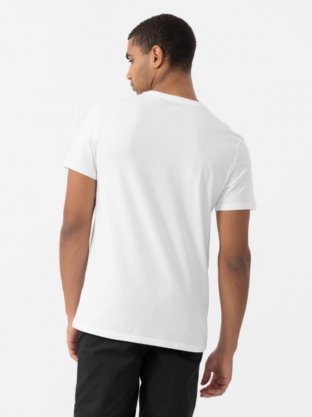 Футболка 4F TSHIRT M0890 4FAW23TTSHM0890-10S р.L білий