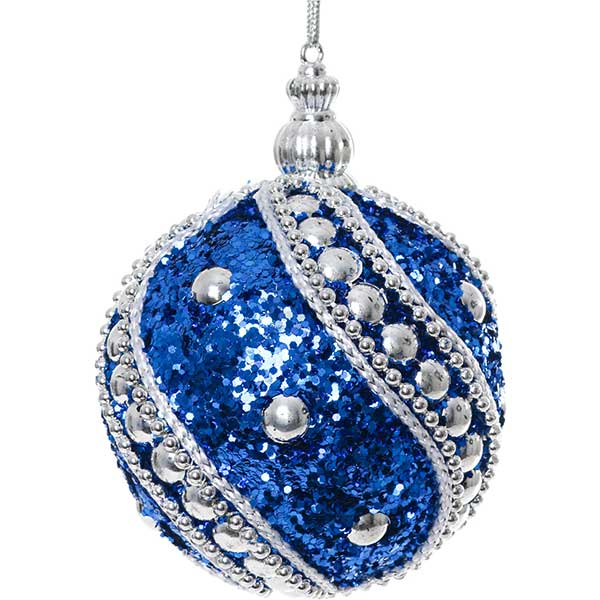 Шарик новогодний SDA81180DB 80 мм