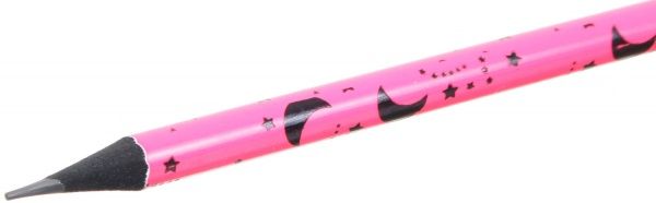Карандаш простой абстракция розовый