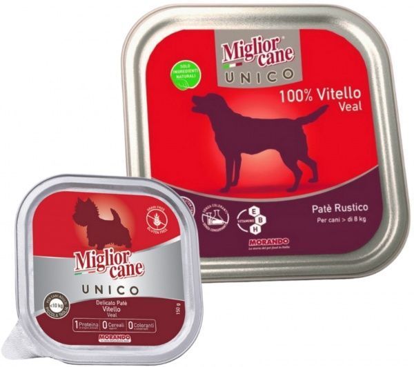 Корм Morando MigliorCane Unico only Veal для собак, з телятиною 150 г