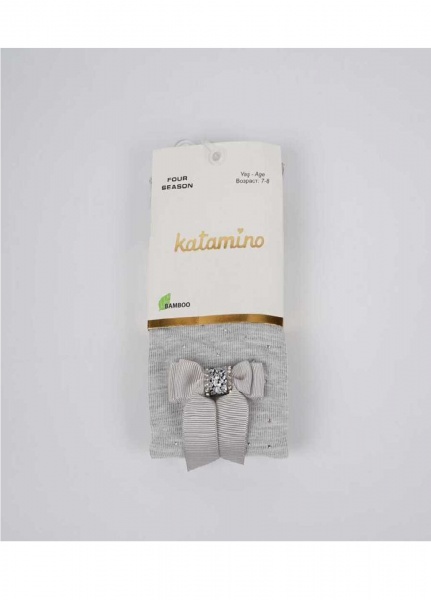Колготки для девочек KATAMINO K32163р.145-156 серый 