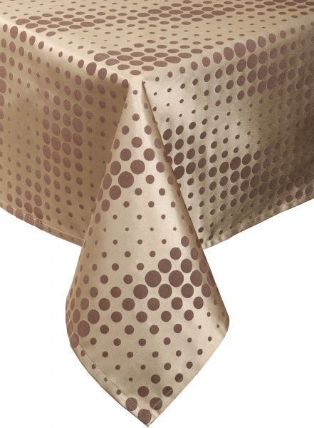 Скатерть Гавр с водоотталкивающим покрытием 150x260 см коричневый La Nuit 