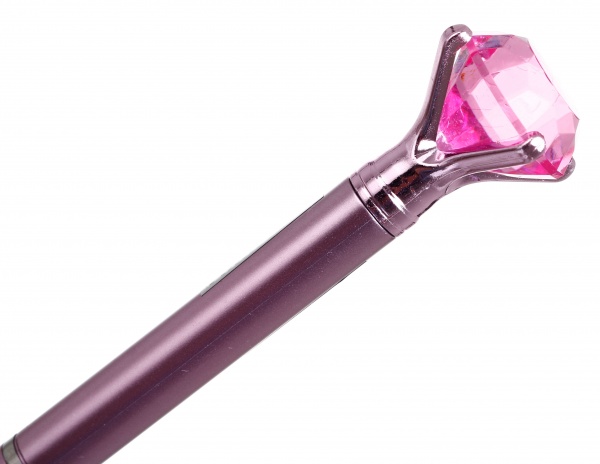 Ручка шариковая Бриллиант лиловая чернила синие 