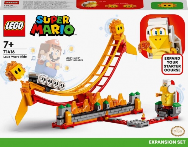 Конструктор LEGO Super Mario Поездка на волне лавы 71416