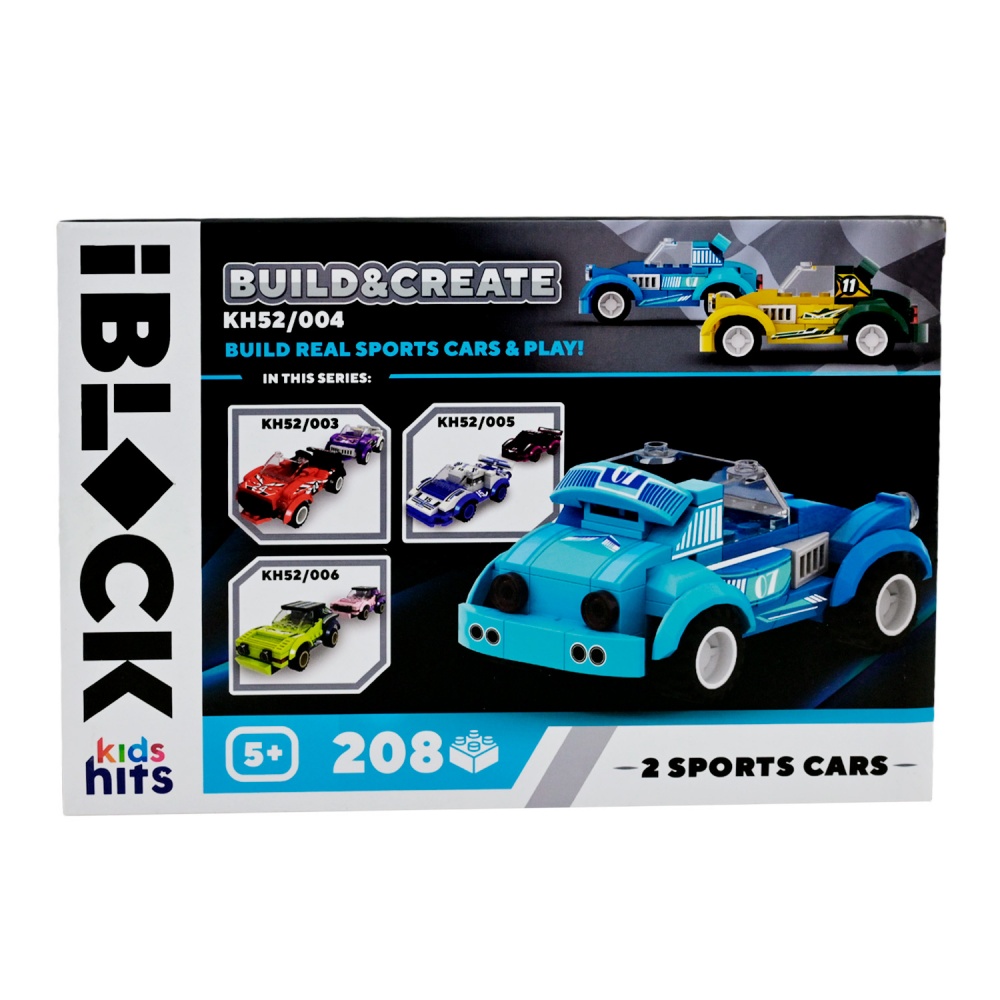 Конструктор Iblock Kids hits JUNIOR Мегакари KH52/004