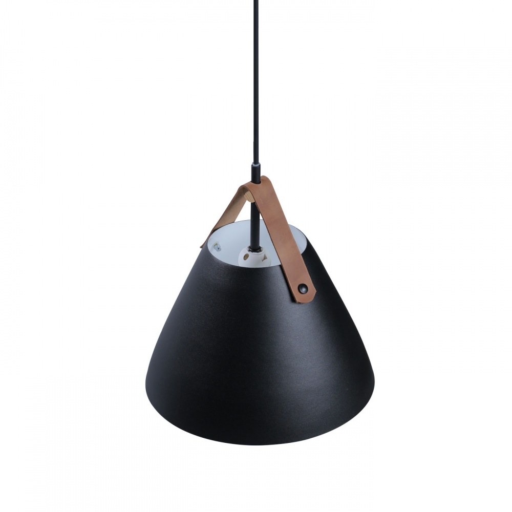 Світильник підвісний LIGHT SET DOLYA D-260 LEATHER 1xE27 чорний