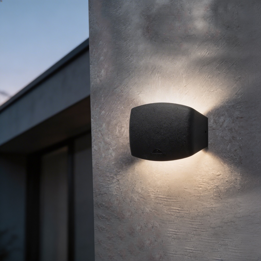 Світильник вуличний настінний FUMAGALLI ABRAM 150 CCT R7S 3,5 Вт IP55 чорний