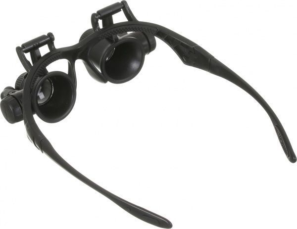 Очки увеличительные, бинокулярные, с LED подсветкой, LBLED10-25 Zhongdi