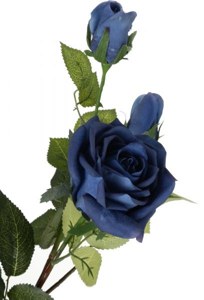 Рослина штучна Троянда 73 см блакитна Девілон