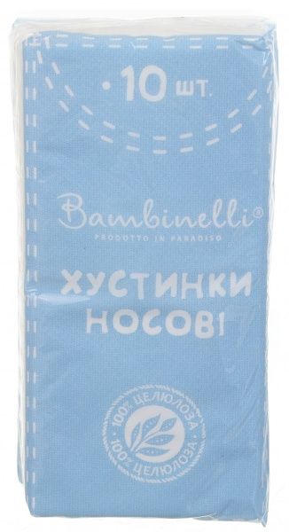 Носовые платочки в коробке Bambinelli 10 шт.