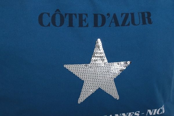 Сумка пляжная Luna Cote 54х36х15 см синий