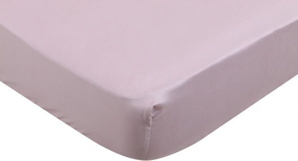 Простынь на резинке Solid 160x200 см тауп Luna 