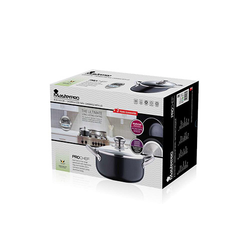 Кастрюля с крышкой 2.5 л BGMP-7935 Prochef Bergner