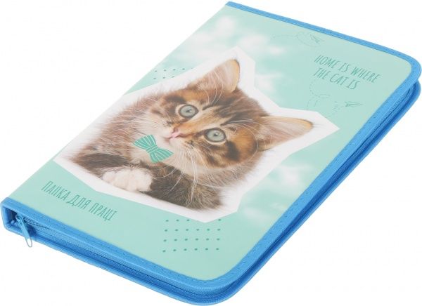 Папка для праці Cat метелик А4 на блискавці