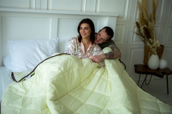 Ковдра бавовняна №1437 Carmela зима (2200001537385) 140x205 см MirSon