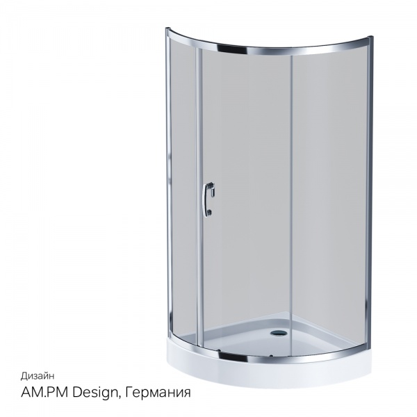 Душевая кабина AM.PM Like 90x90 см тонированное стекло без поддона W83UG-315-090CG 