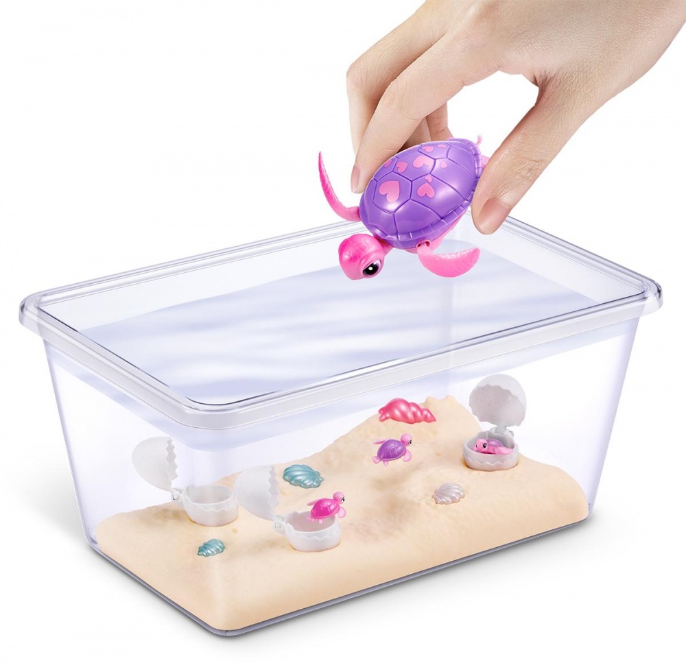 Интерактивный игровой набор Pets & Robo Alive Мама черепаха с сюрпризом 9560