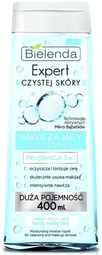 Мицеллярная жидкость Bielenda Expert Увлажняющая 3 в 1 400 мл