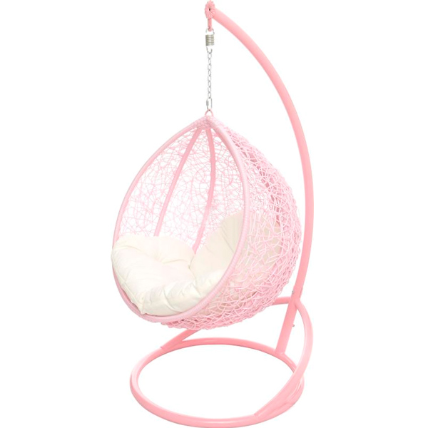 Кресло-кокон Кид розовое с подушкой