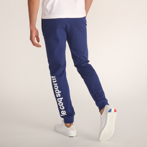 Брюки Le Coq Sportif ESS SAISON PANT SLIM N1 1921041-LCS р. S синий