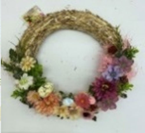 Венок пасхальный MISLT 25 см в ассортименте (wreath-2)