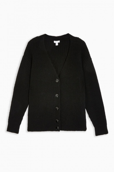Кардиган TopShop KNITWEAR 23P02R-BLK р. S черный