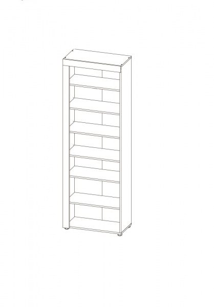 Полки к шкафу гардеробному SOKME Фокус дуб артисан