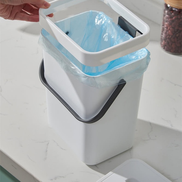 Ведро для мусора MVM BIN-11 5 л белый/антрацит BIN-11 5L WHITE/ ANTHRACITE