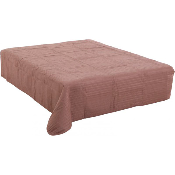 Покрывало Underprice Stripe коричневое 220x240 см