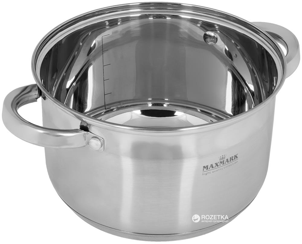 Кастрюля с крышкой Maxmark 4 л 22 см MK-3704