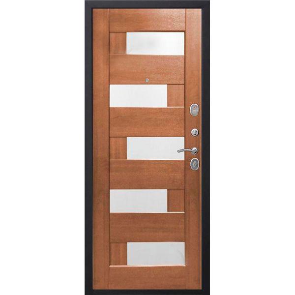 Двери входные Tarimus 7.5 см Бергамо медный антик Ольха 2050x860L
