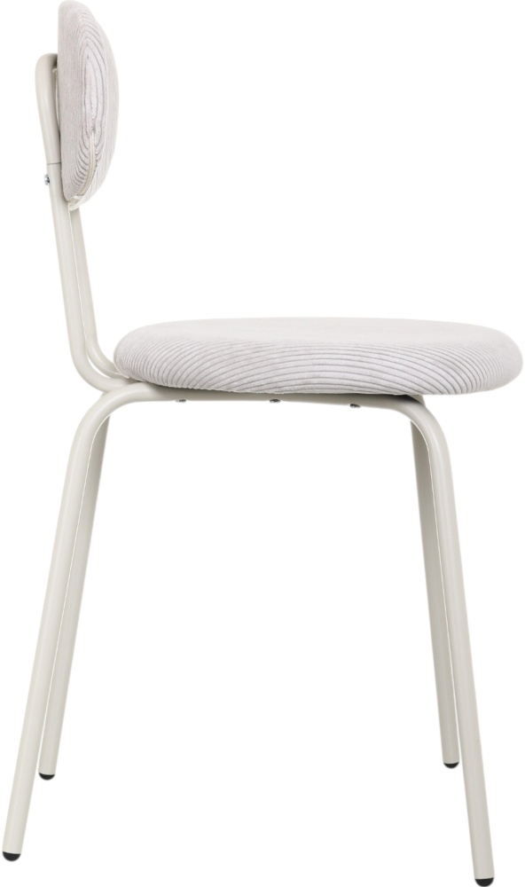 Стул Smile velvet бежевый / белый