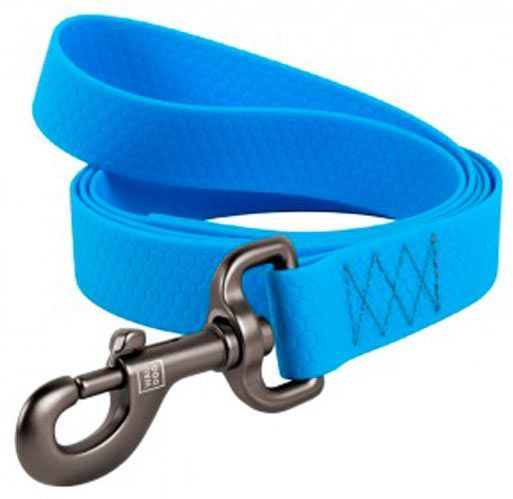 Повідець Waudog Waterproof водостійкий 183 см блакитний