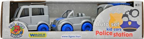 Ігровий набір Wader Kid Cars Поліцейський 39548