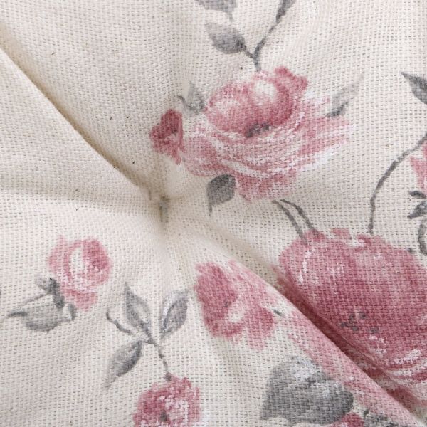 Подушка на стілець Троянди кругла D 40 Прованс