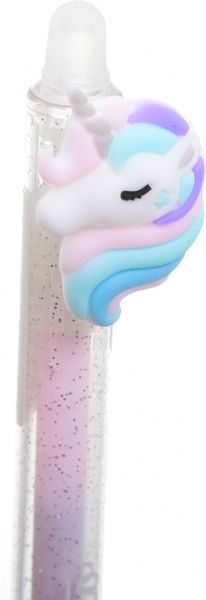 Ручка гелевая пиши-стирай Единорог розовая 