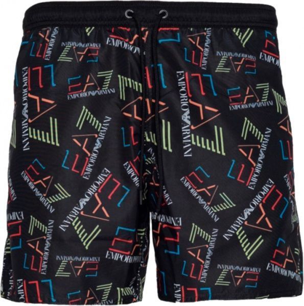 Шорти EA7 Mens woven boxer 902000-0P747-17520 р. 46 чорний