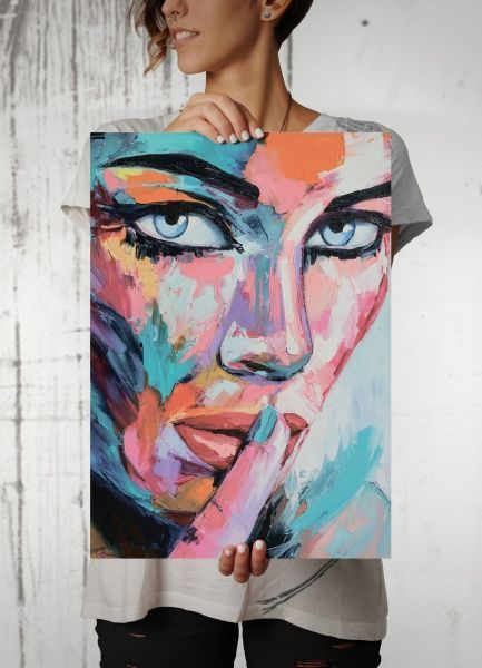 Картина Дівчина - тиша 42x59,4 см Posterclub 