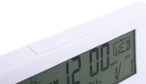 Часы настольные Spirit 13.5х3.1х7.4 см белые