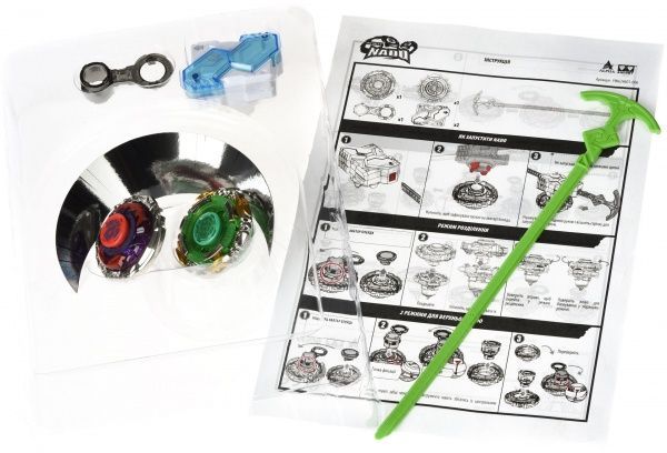 Дзиґа Auldey Infinity Nado серія Спліт Night Owl та Razer Orochi з пристроєм старту YW624604