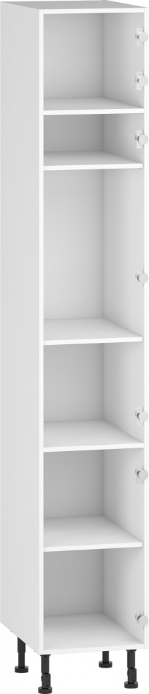 Шкаф-пенал Грейд Оптимум 400x2406x560 мм белый