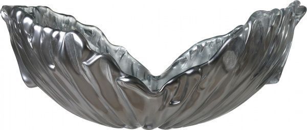 Фруктовница серебрянная стеклянная Palma 44х36х17 см Antonio Tammaro